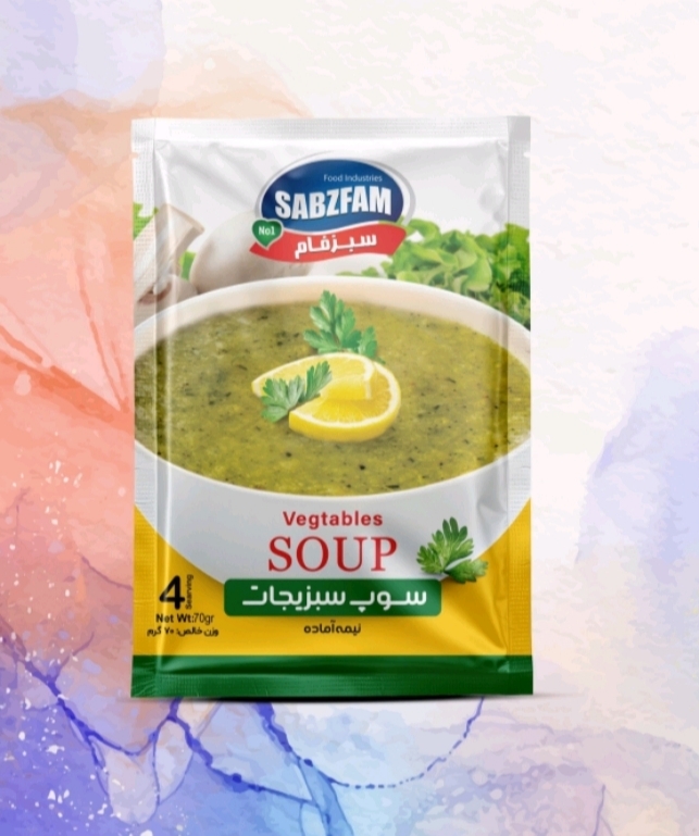 سوپ نیمه آماده سبزیجات سبزفام 12 عددی اقساط 4 ماهه