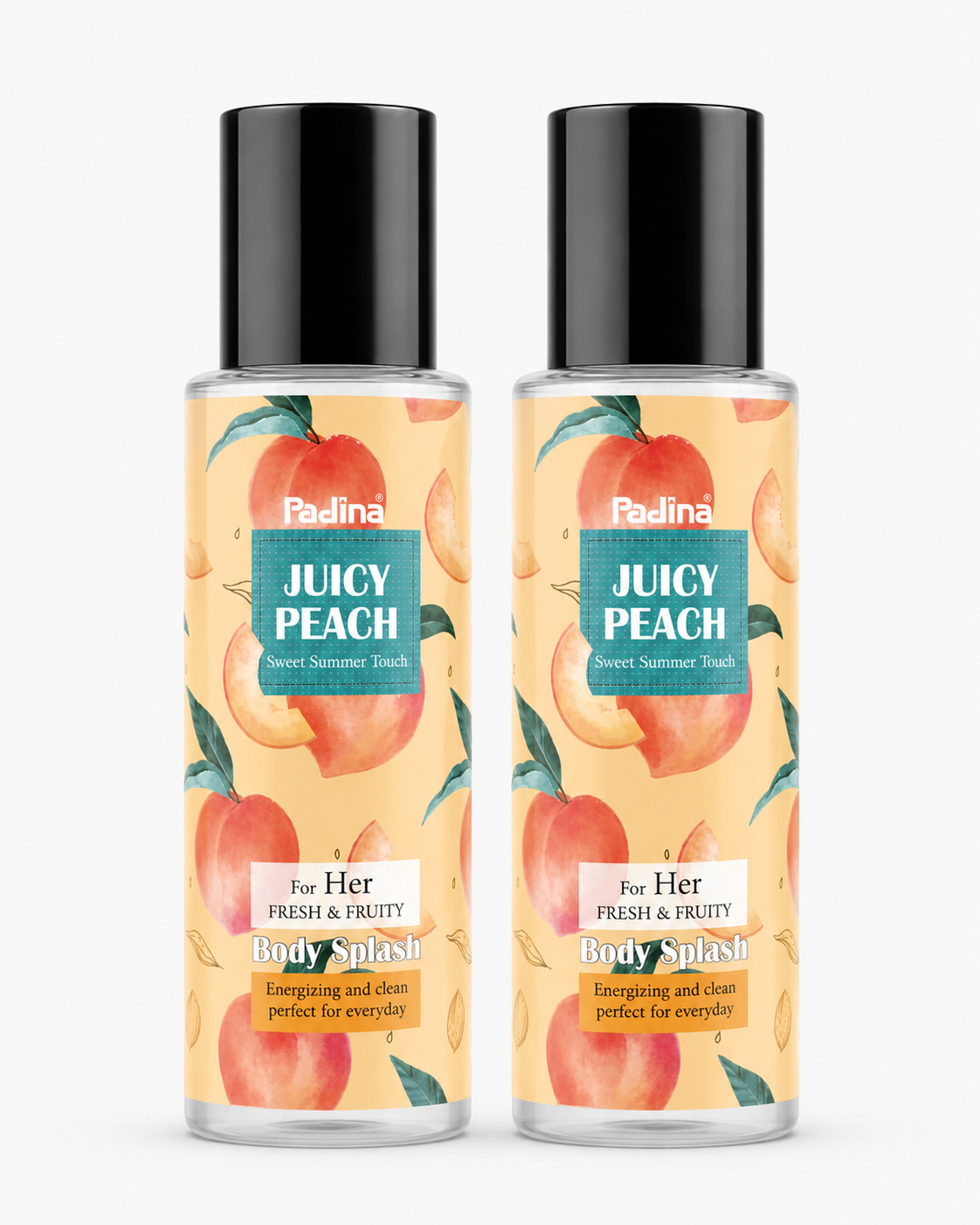 بادی اسپلش پادینا مدل juicy peachحجم 250 میلی لیتر