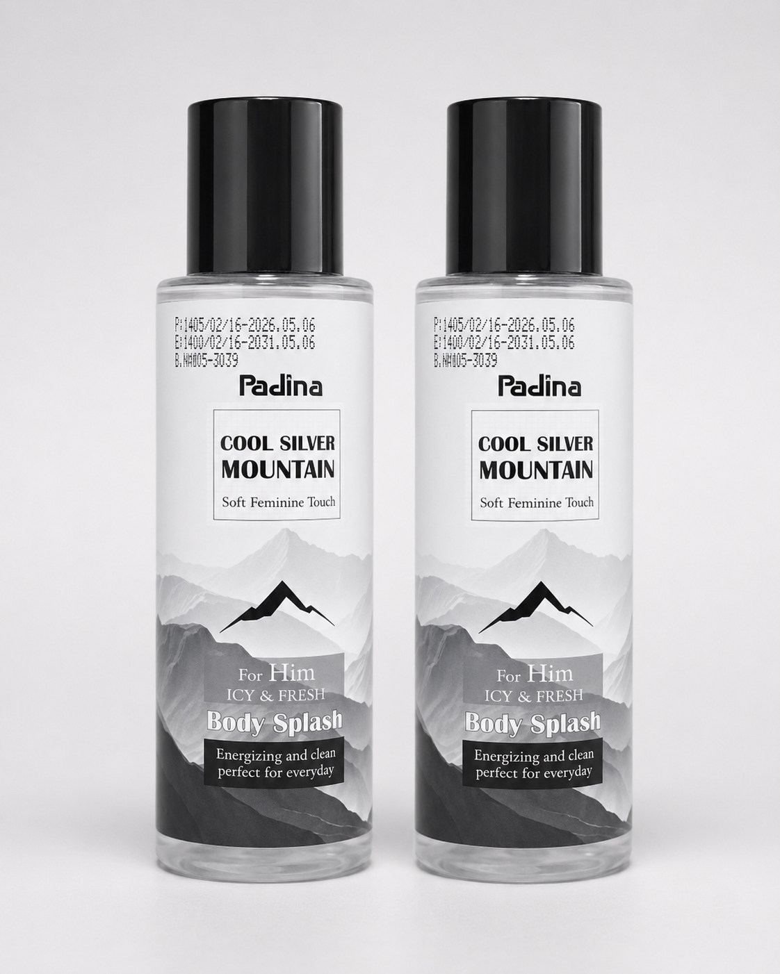 بادی اسپلش پادینا مدل  cool silver mountain حجم 250 میلی لیتر